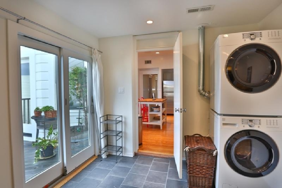 2 Bedroom and 2 Bathroom flat in Noe Valley. Features: elegant textured moldings reminiscent of turn-of-the century design, work desk, pull-out sofa, mirrored closets, walk-in closets, stool seating at the kitchen island, clawfoot bathtub, large outdoor wooden deck with views, and view of the Twin Peaks mountain to the west. This is an upper floor unit. There is no assigned parking with the property, but street parking is not difficult as there are no time restrictions.

Short walk to the vibrant commercial corridor of 24th Street featuring a Whole Foods market, boutiques, bars, Starbucks and Zagat rated restaurants. Corporate shuttles are within walking distance.